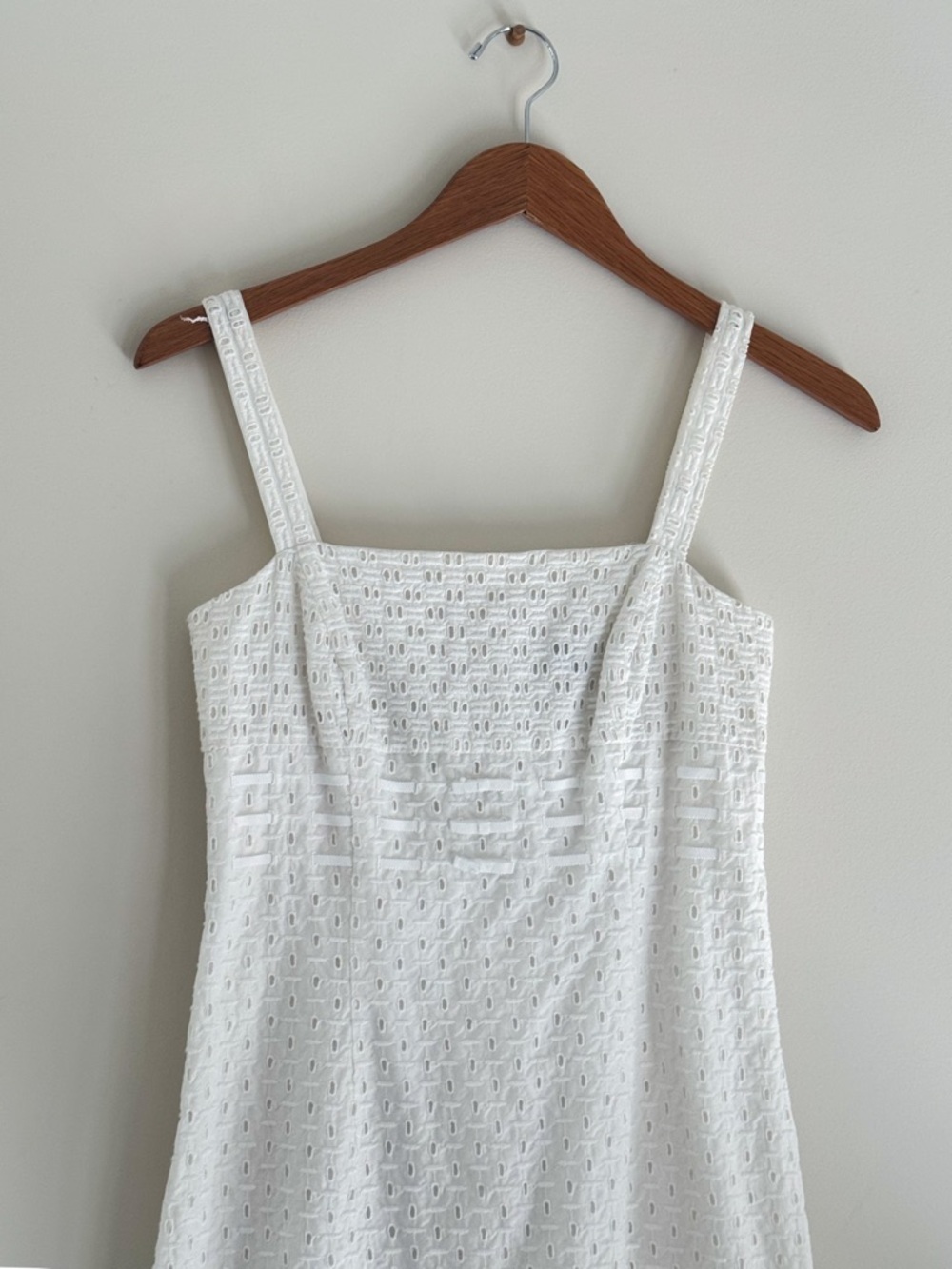 SOLD ~ Ann Taylor White Eyelet Dress - Size 0